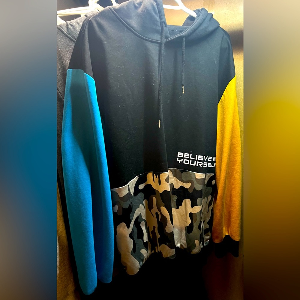 Mens XL SHEIN multi color hoodie